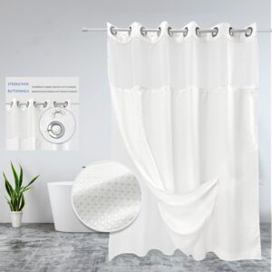 Shower Curtain easily operated hook